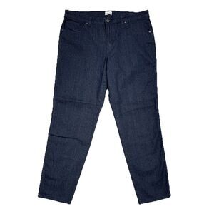 Dash Slim Straight Jeans Womens 14 Blue Lighter Weight Denim Measures 35 x 27.5